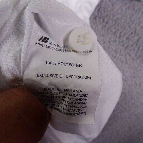 Ratters Lacrosse Shirt Mens XL White Polo New Balance Short Sleeve - Picture 9 of 11